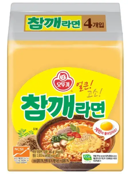오뚜기 참깨라면 115g*4개입