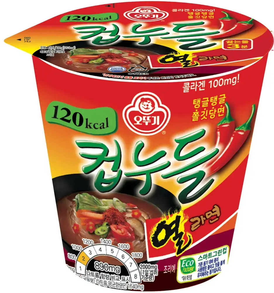 오뚜기 컵누들 35g 열라면맛