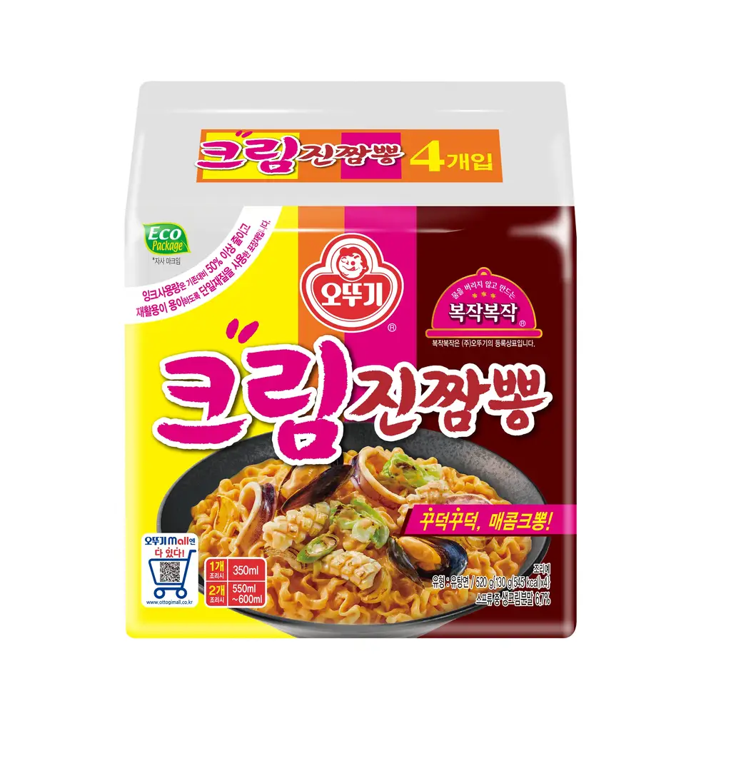오뚜기 크림진짬뽕 130g*4개입