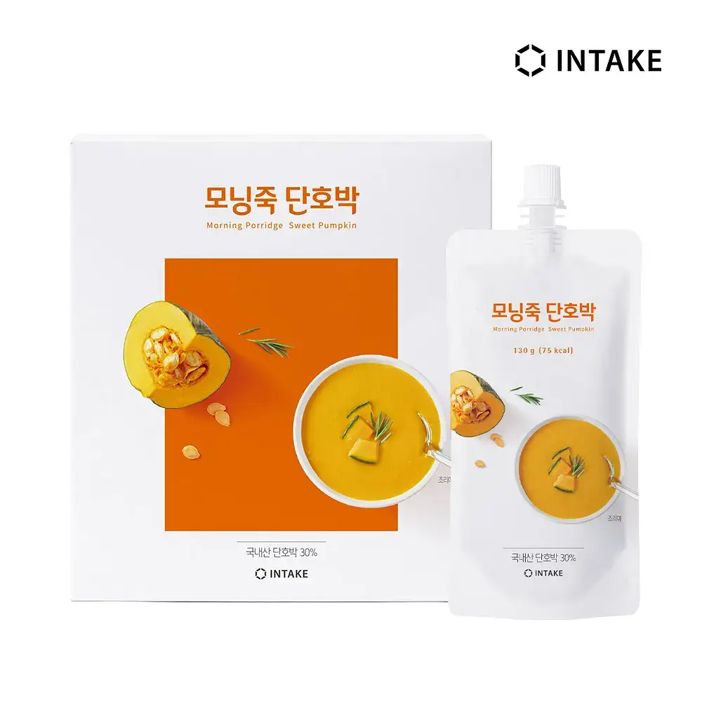 인테이크 모닝죽 단호박 130g 7개입