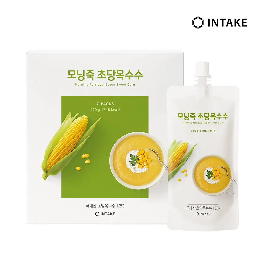 인테이크 모닝죽 초당옥수수 130g 7개입