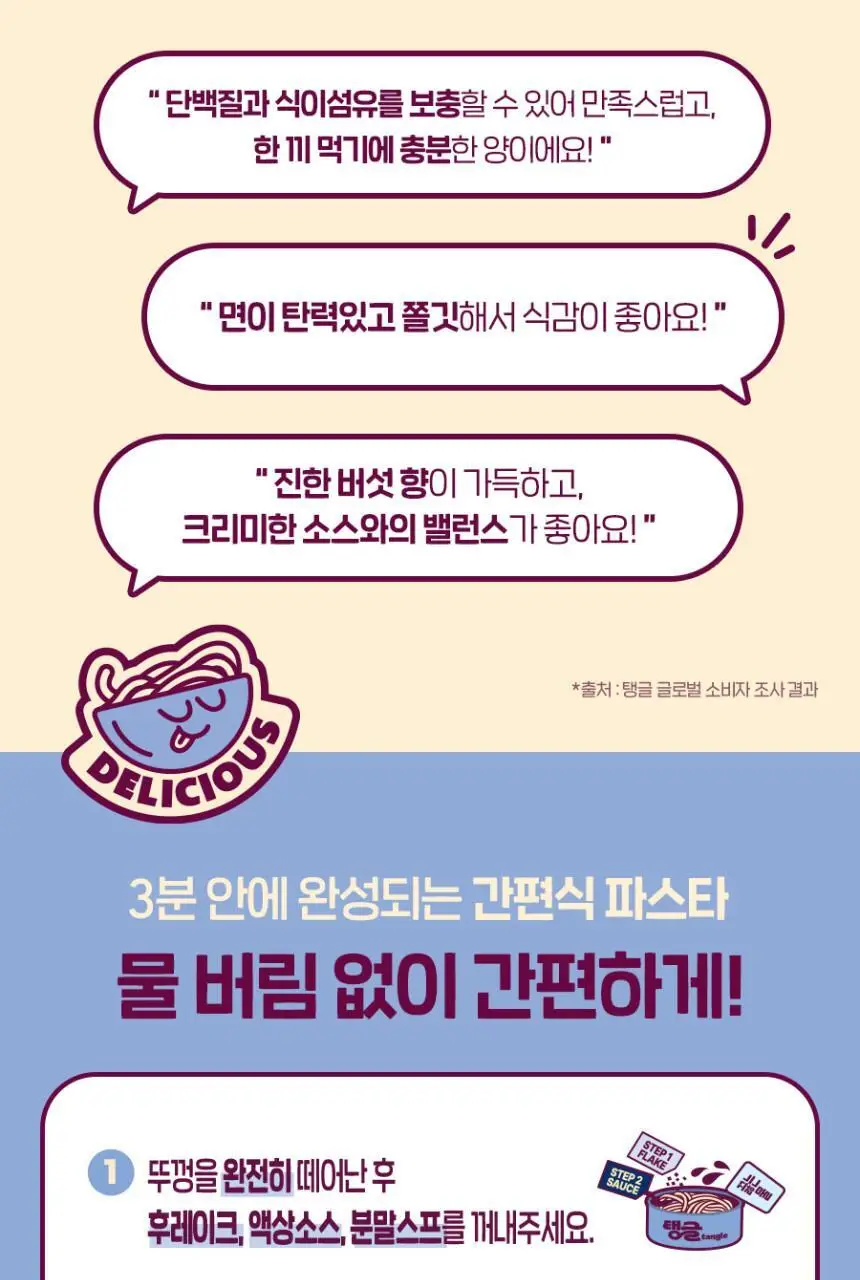 탱글 큰컵 머쉬룸크림파스타 105g 상세페이지 8