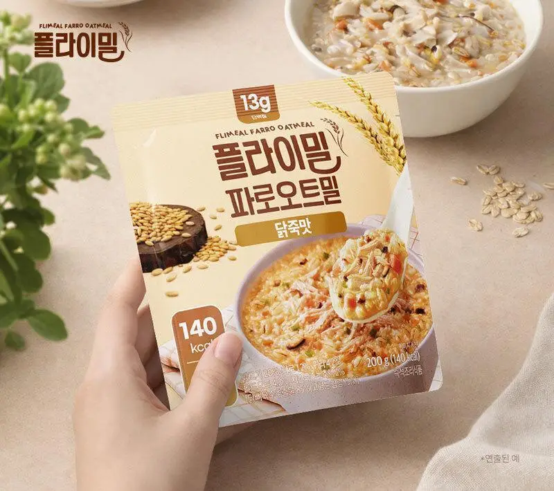 플라이밀 파로 오트밀죽 200g 3개 닭죽맛 상세페이지 16