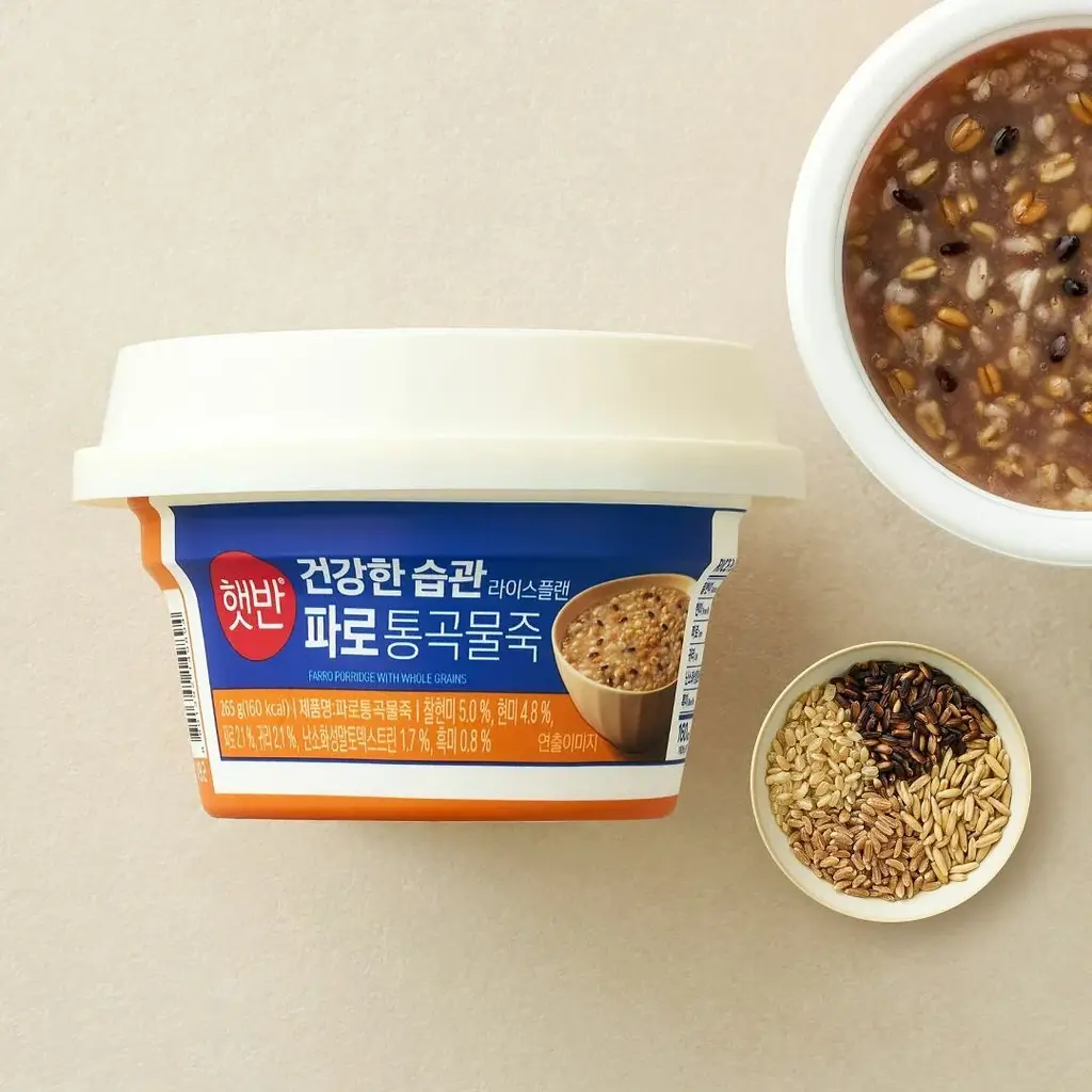 햇반 라이스플랜 파로 통곡물죽 265g