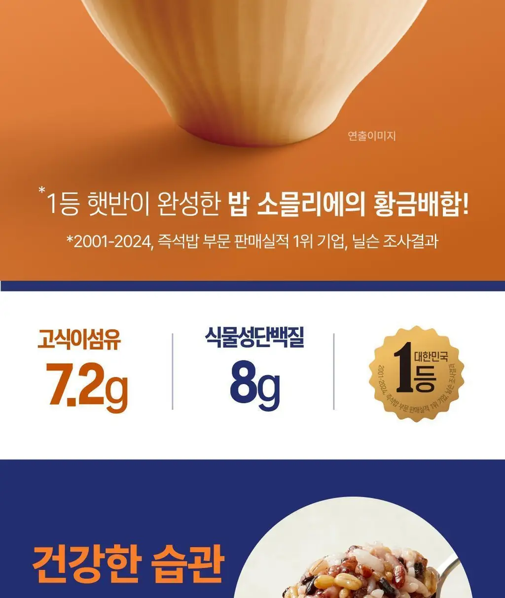 햇반 라이스플랜 12곡 잡곡밥 210g 상세페이지 2