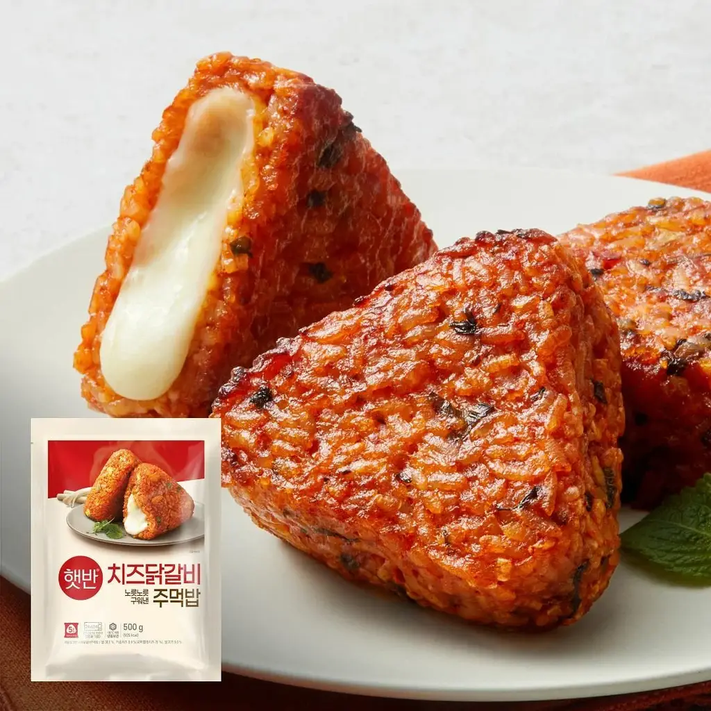 햇반 치즈닭갈비주먹밥 500g X 2개