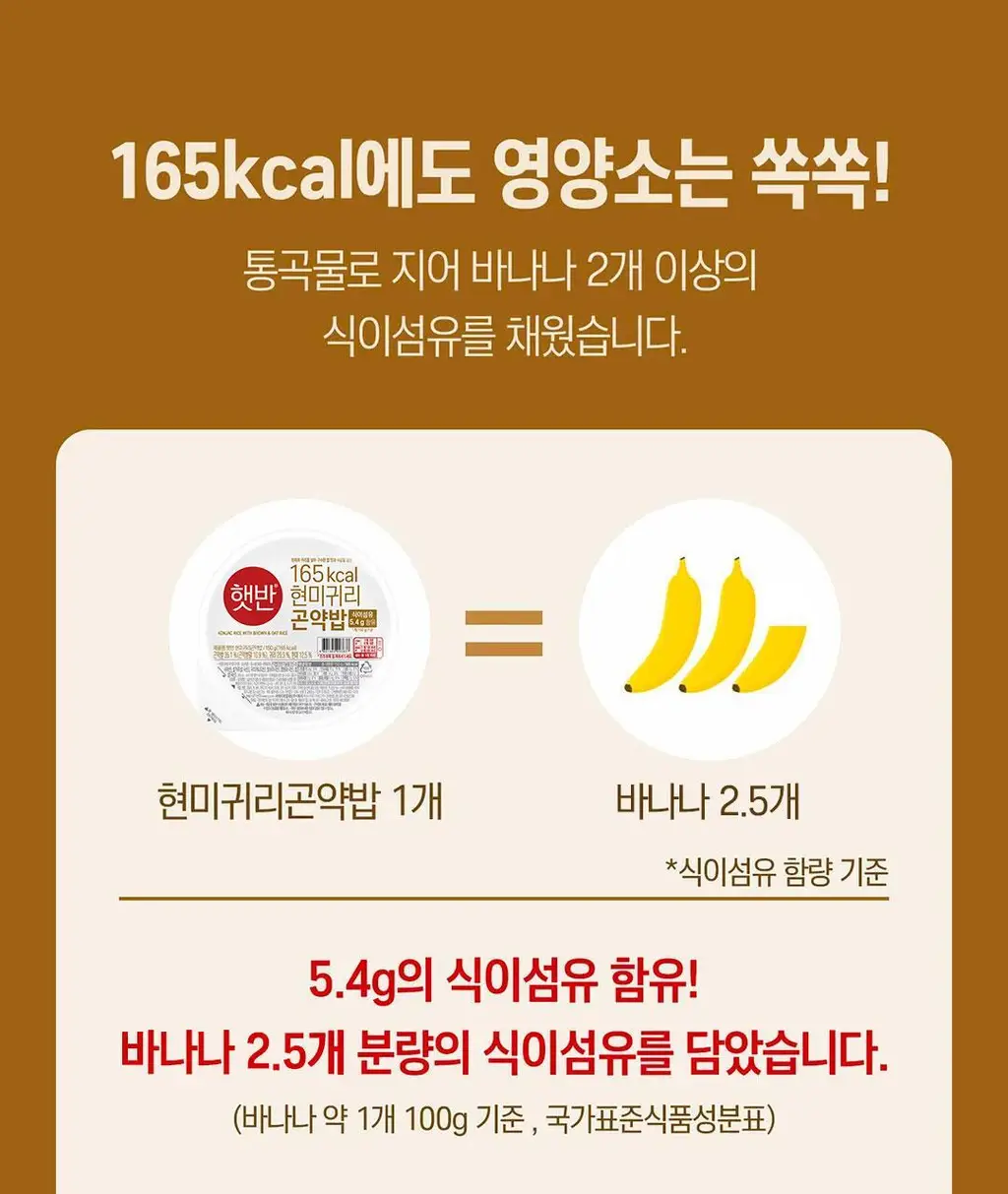 햇반 현미귀리곤약밥 150gX24개 상세페이지 12