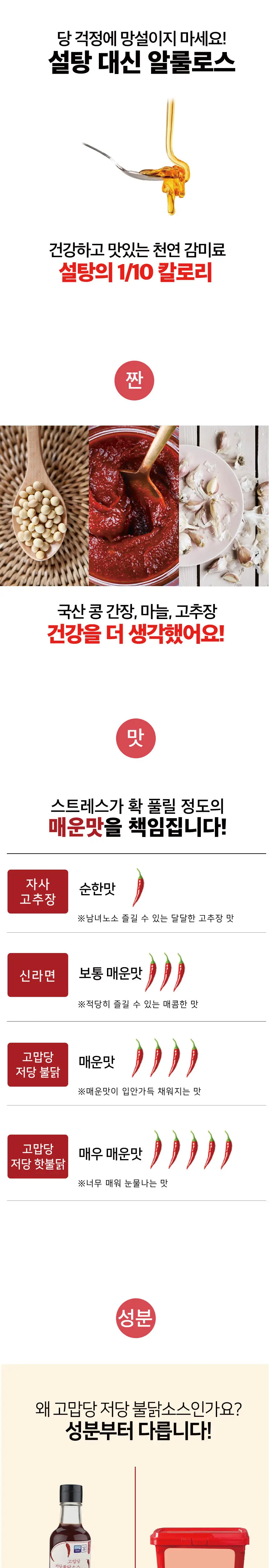고맙당 저당 불닭소스 180g 상세페이지 2