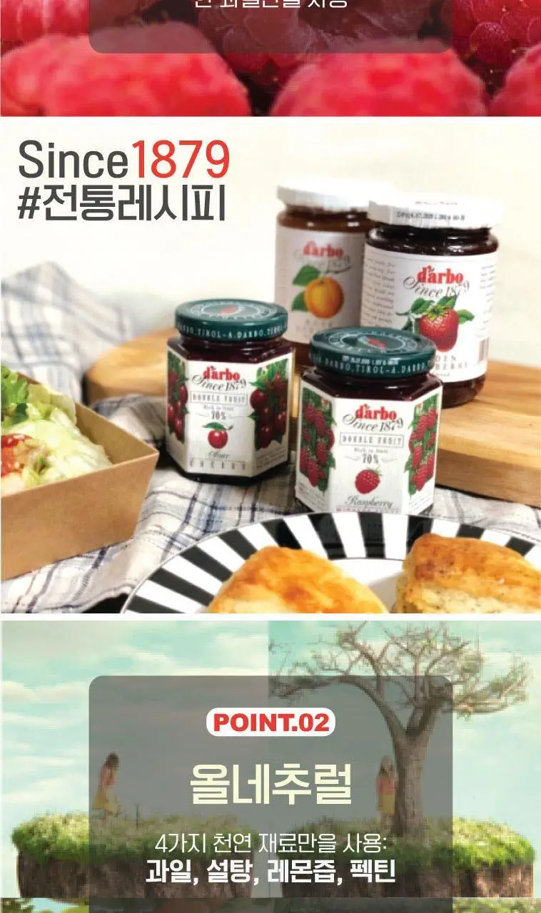 다보 사우어체리잼 200g 상세페이지 3