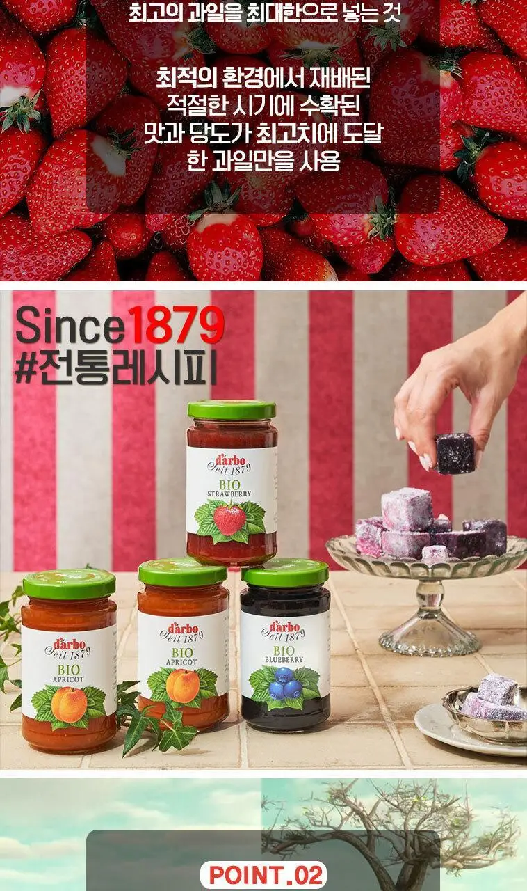 다보 유기농 딸기잼 260g 상세페이지 3