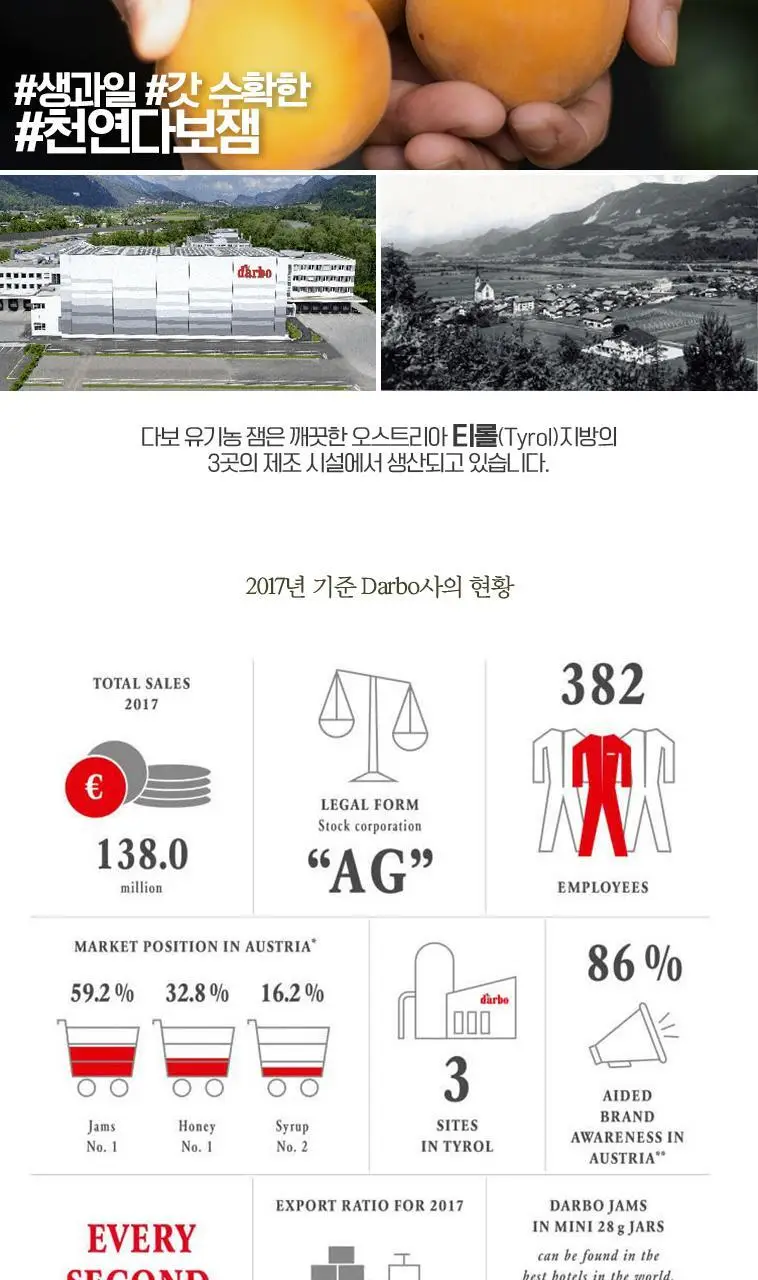 다보 유기농 살구잼 260g 상세페이지 6