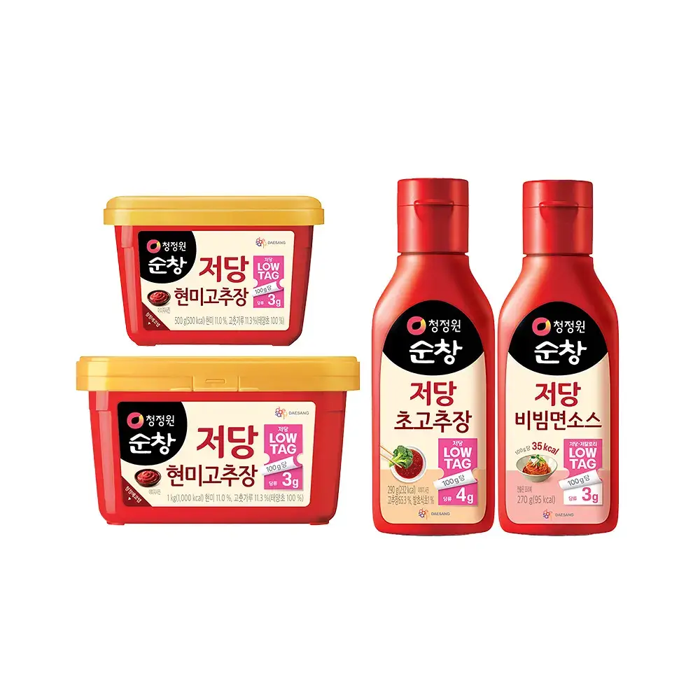 대상 청정원 순창 저당 고추장 4종 택1