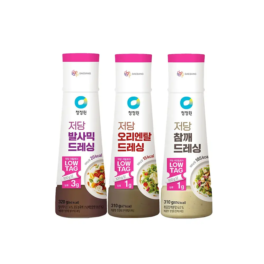 대상 청정원 저당 드레싱 3종 택1