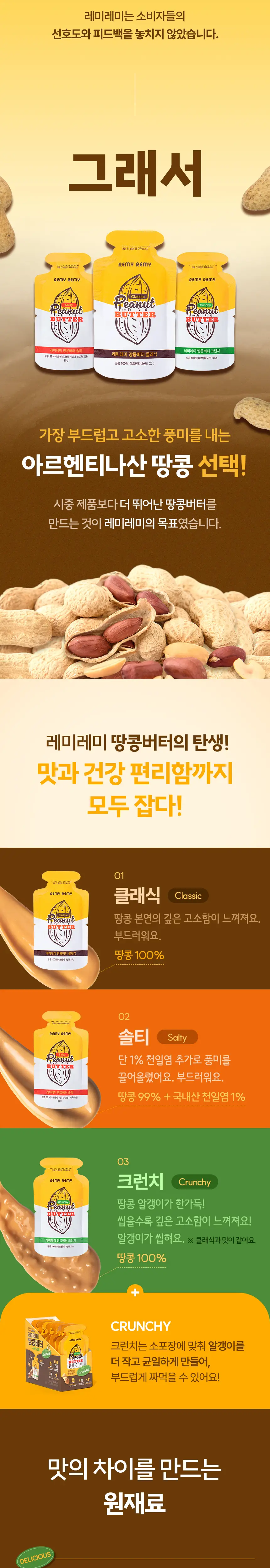 레미레미 땅콩버터 클래식 250g (10입) 상세페이지 10