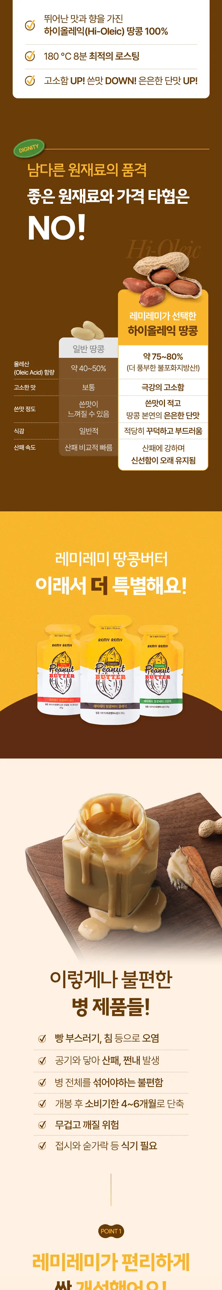 레미레미 땅콩버터 클래식 250g (10입) 상세페이지 12