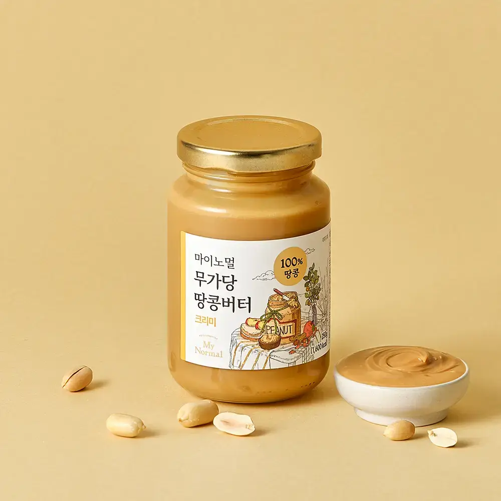 마이노멀 무가당 땅콩버터 크리미 250g