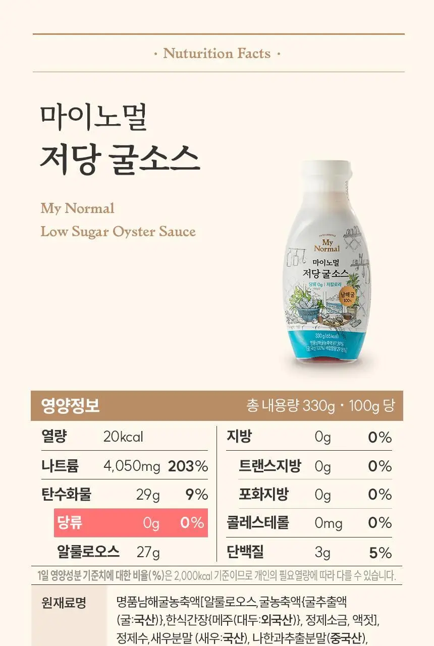 마이노멀 저당 굴소스 330g 상세페이지 24