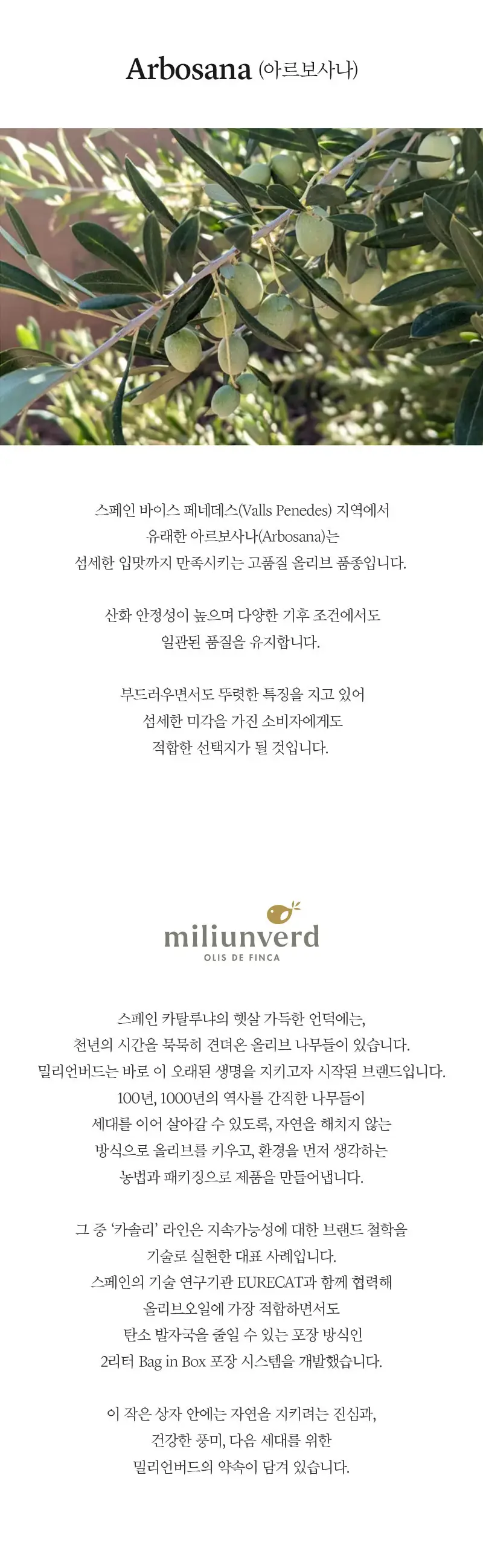 밀리언버드 엑스트라버진 올리브오일 250ml 카솔리 상세페이지 5