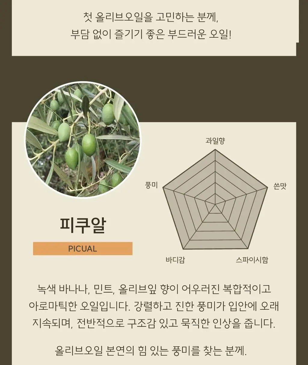 발더라마 엑스트라버진 올리브오일 250ml 아르베키나 상세페이지 8