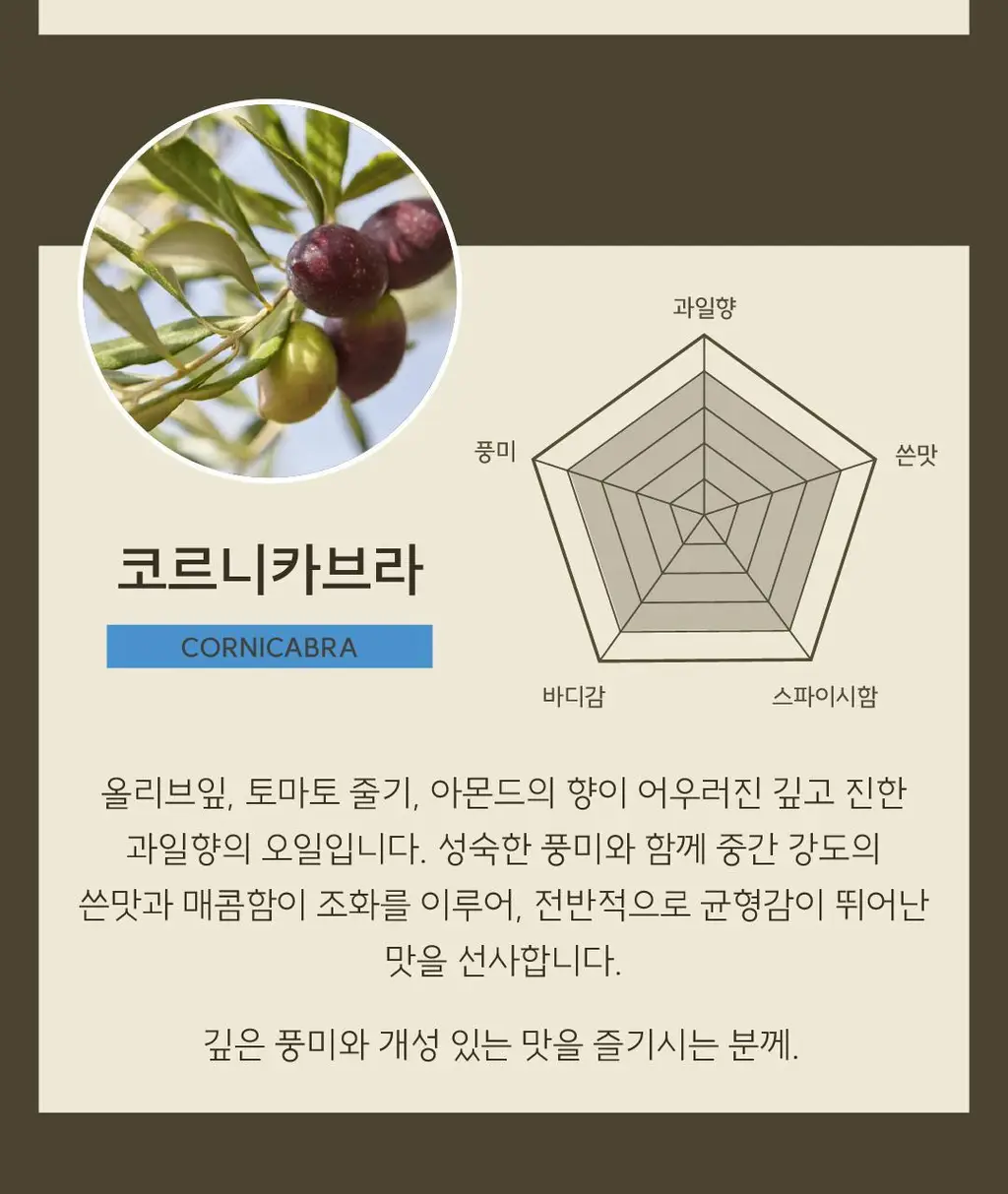 발더라마 엑스트라버진 올리브오일 250ml 아르베키나 상세페이지 9