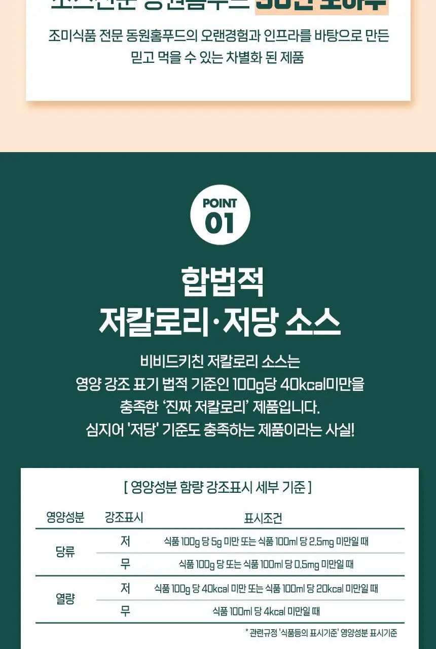 비비드키친 저칼로리 소스 6종 택1 상세페이지 3