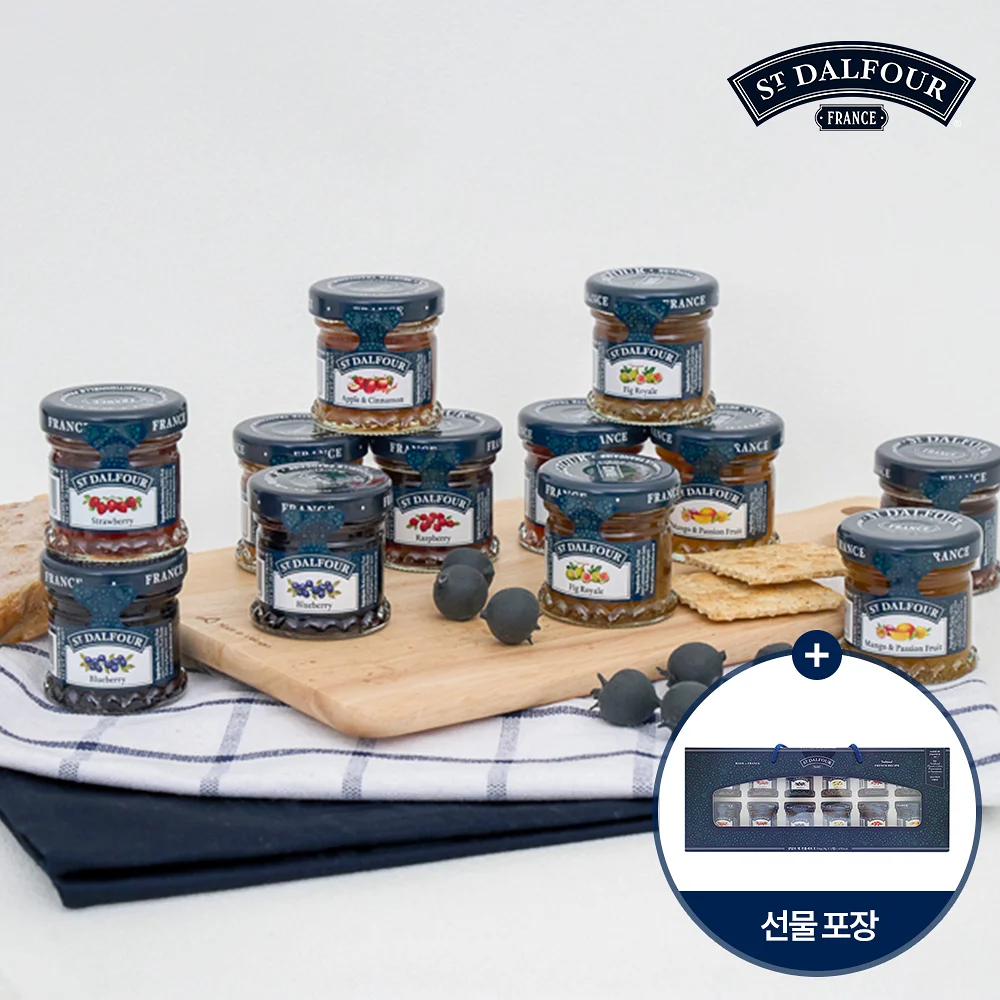 샹달프 미니잼 6종 선물세트 (28g 12입)