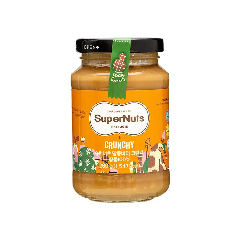 슈퍼너츠 땅콩버터 크런치 260g