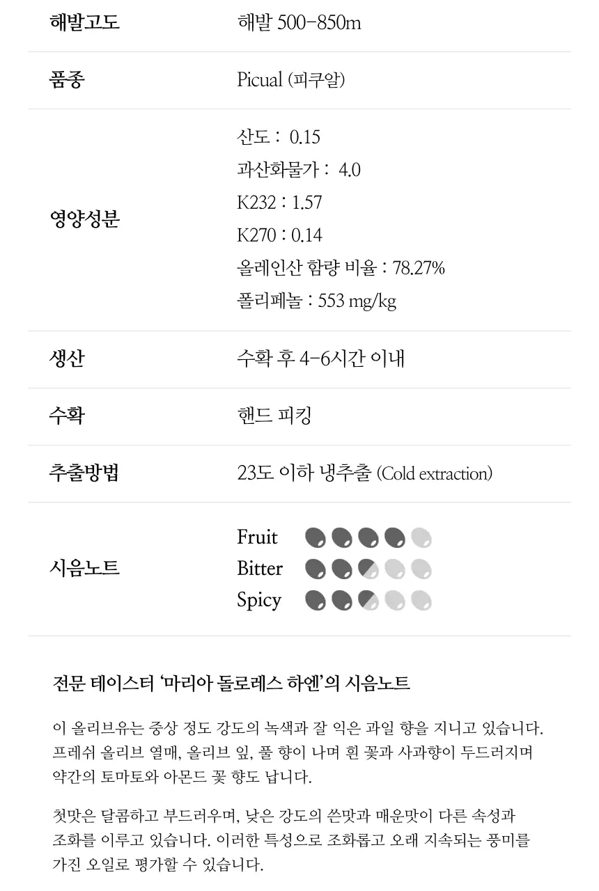 씨엘로 이 띠에라 엑스트라버진 올리브오일 500ml+500ml (얼리하베스트/바이오) 상세페이지 34