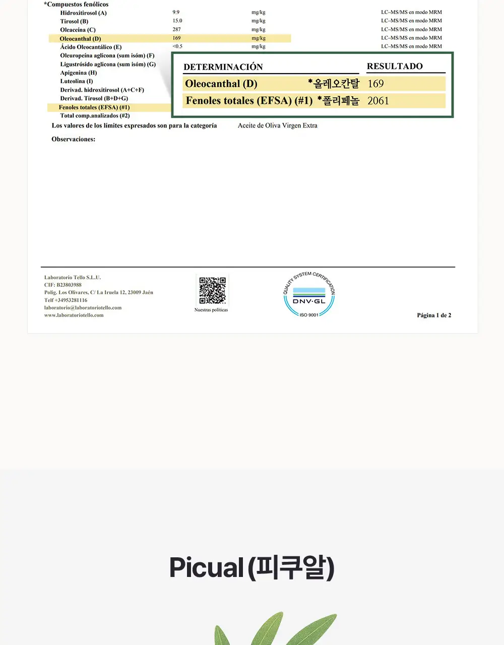 씨엘로 이 띠에라 페노메날 엑스트라버진 올리브오일 20ml 3개입 상세페이지 14