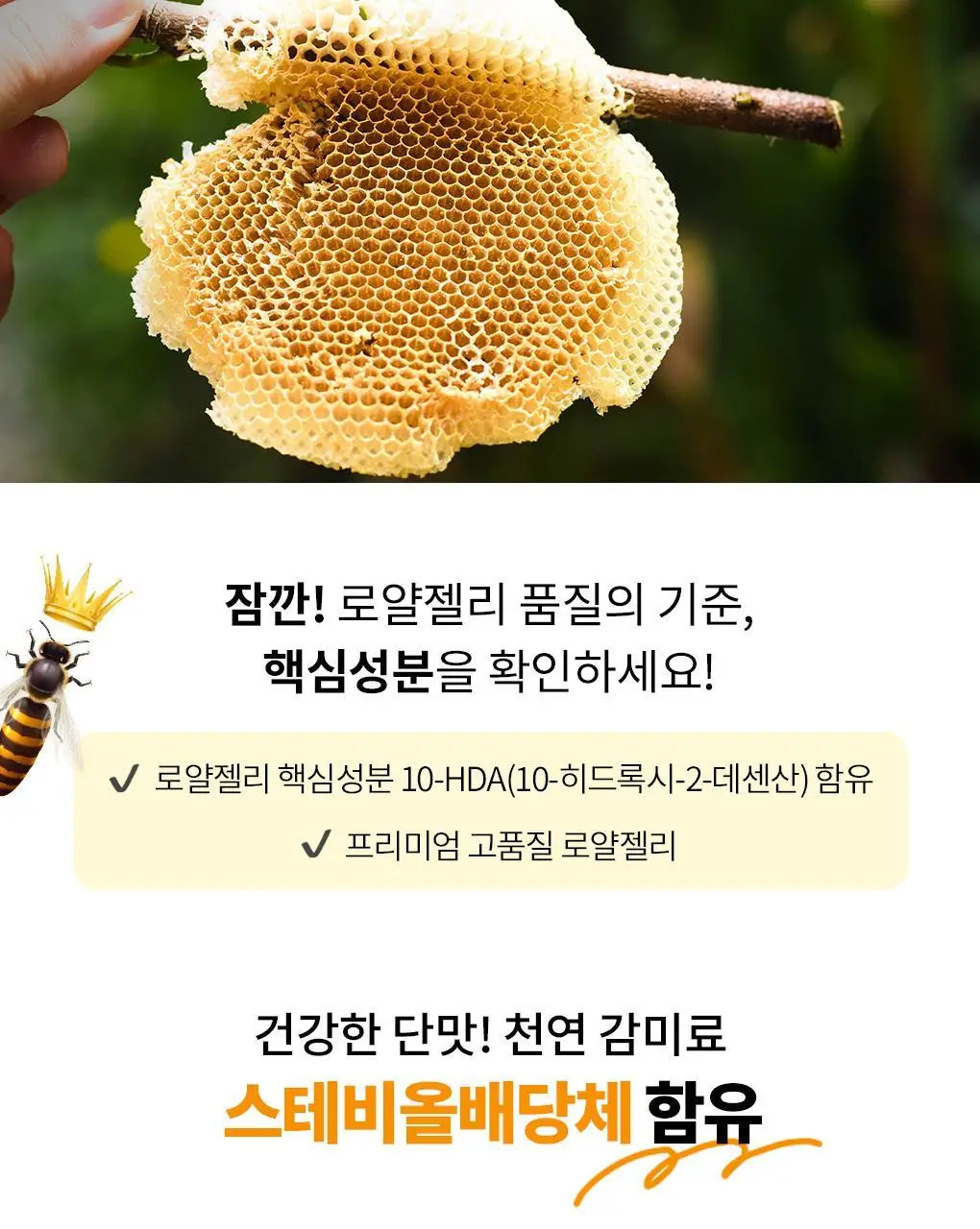 아코로얄 프리미엄 로얄젤리 2500mg 유니카도스 15ml 10앰플 상세페이지 3