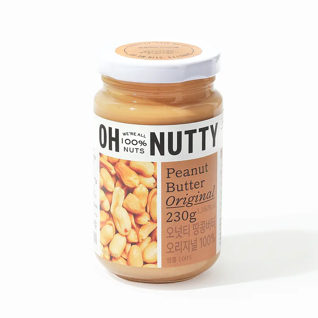 오넛티 100% 땅콩버터 오리지널 230g