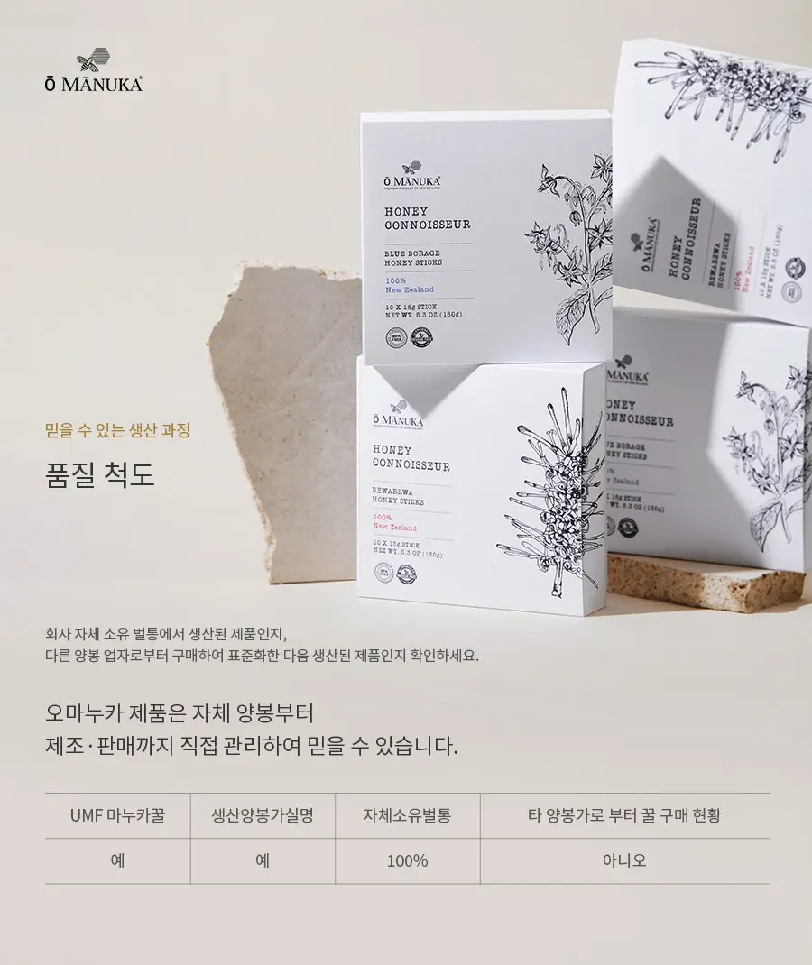 오마누카 네이티브 허니스틱 15g 10개입 블루보리지 상세페이지 8