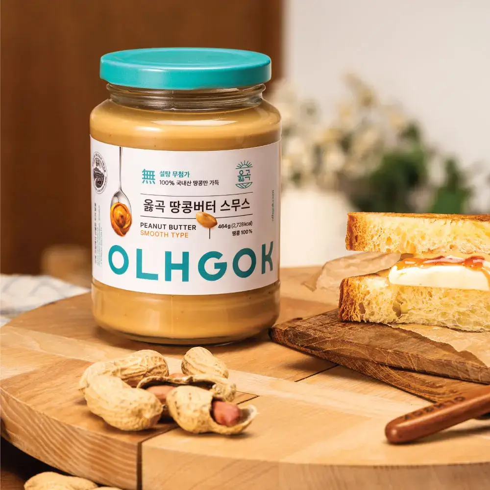 옳곡 땅콩버터 스무스 464g