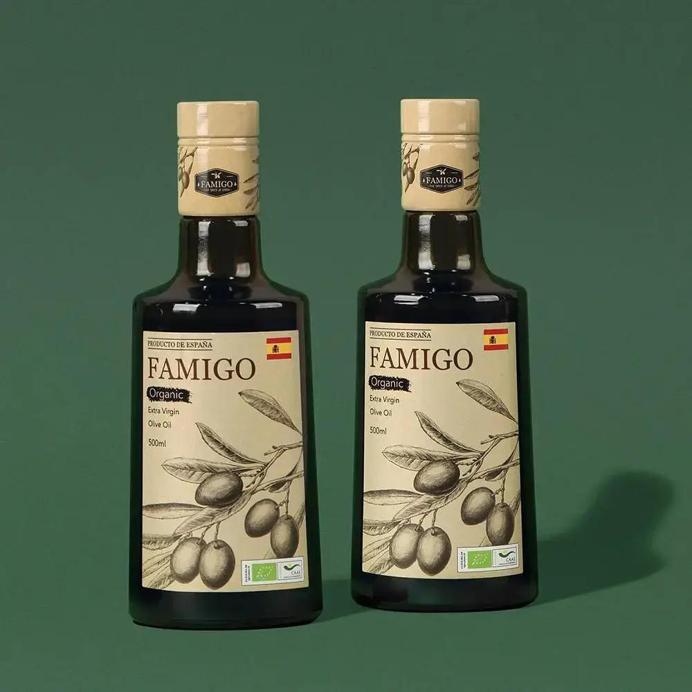 파미고 유기농 엑스트라버진 올리브오일 500mL 2병