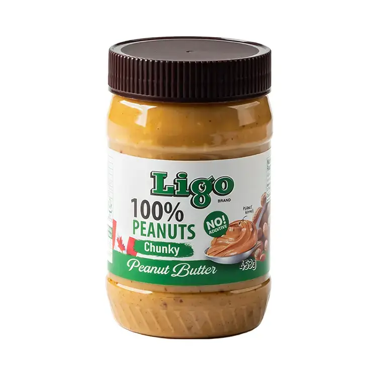 LIGO100%땅콩잼 청크453g