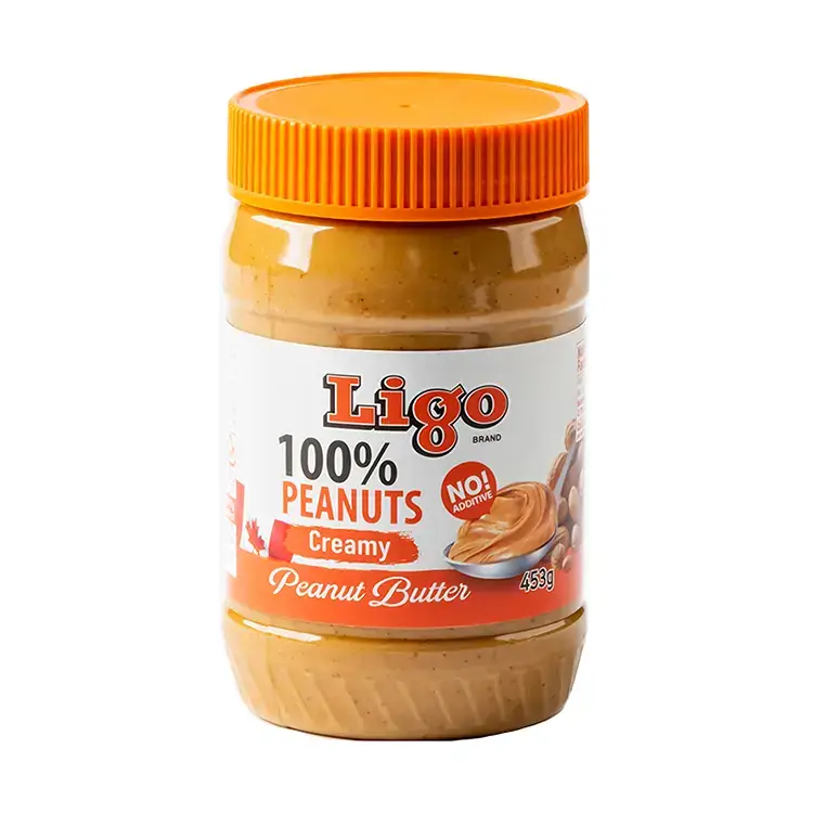 LIGO100%땅콩잼 크리미453g