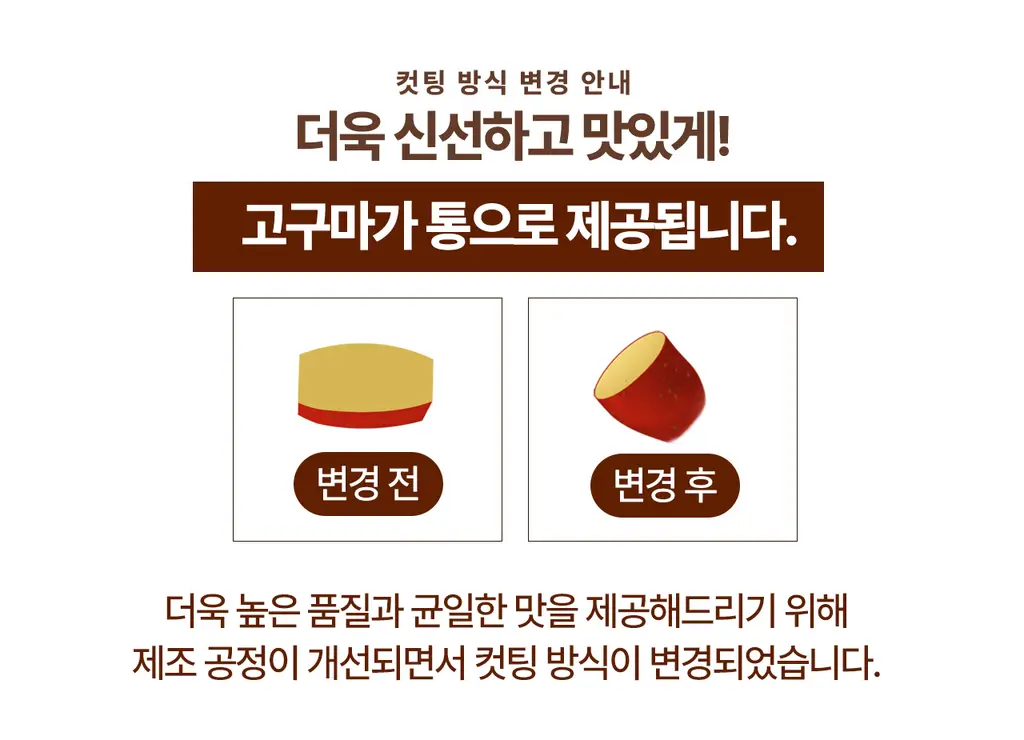엘로아시스 바로먹는 찐고구마 120g 10개 상세페이지 4