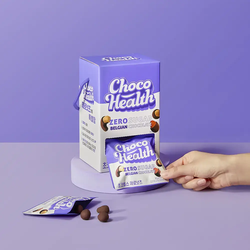 초코헬스 제로넛츠 무설탕 견과류 초코볼 25g 10개입
