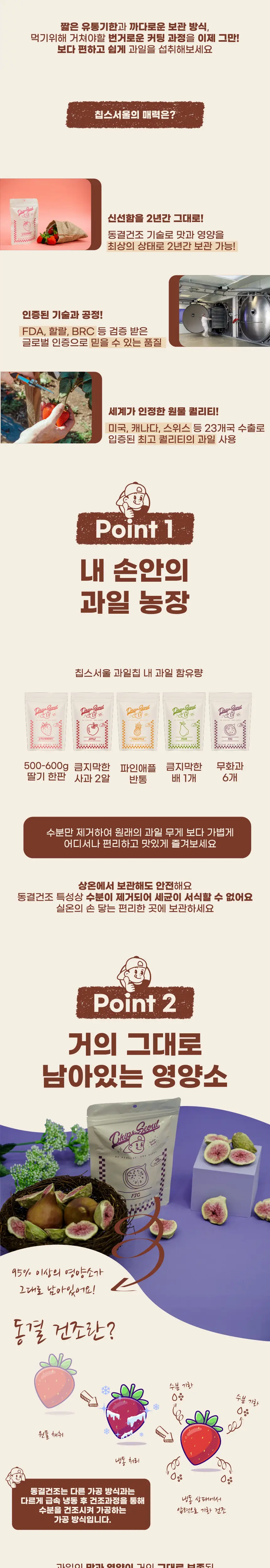 칩스서울 동결건조 딸기칩 45g 상세페이지 2