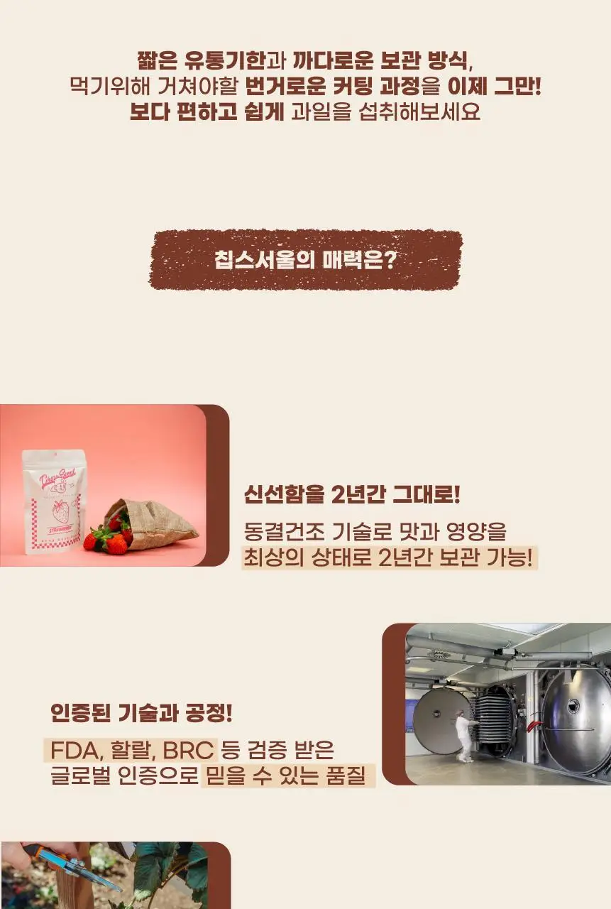 칩스서울 동결건조 파인애플칩 40g 상세페이지 4