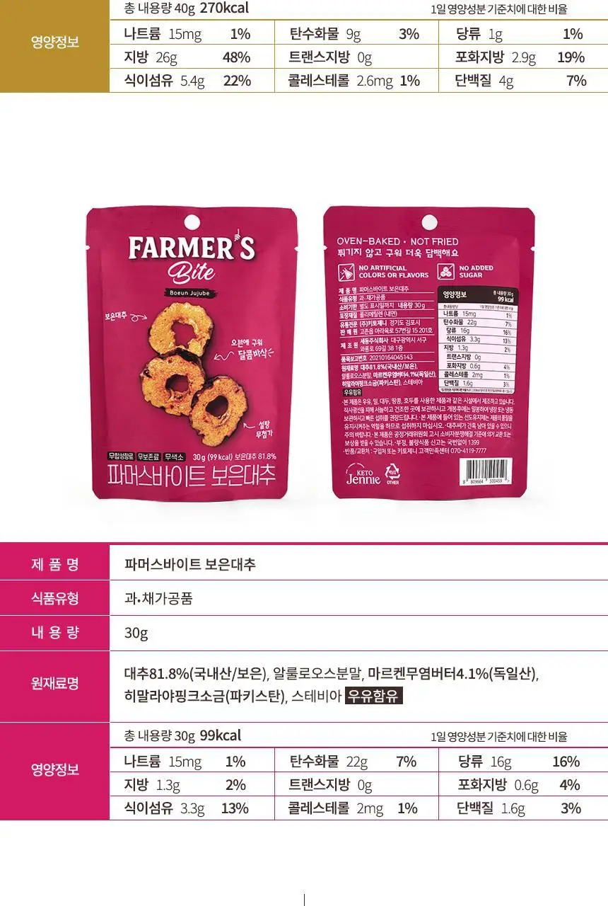 키토제니 파머스바이트 40g 피칸 상세페이지 18