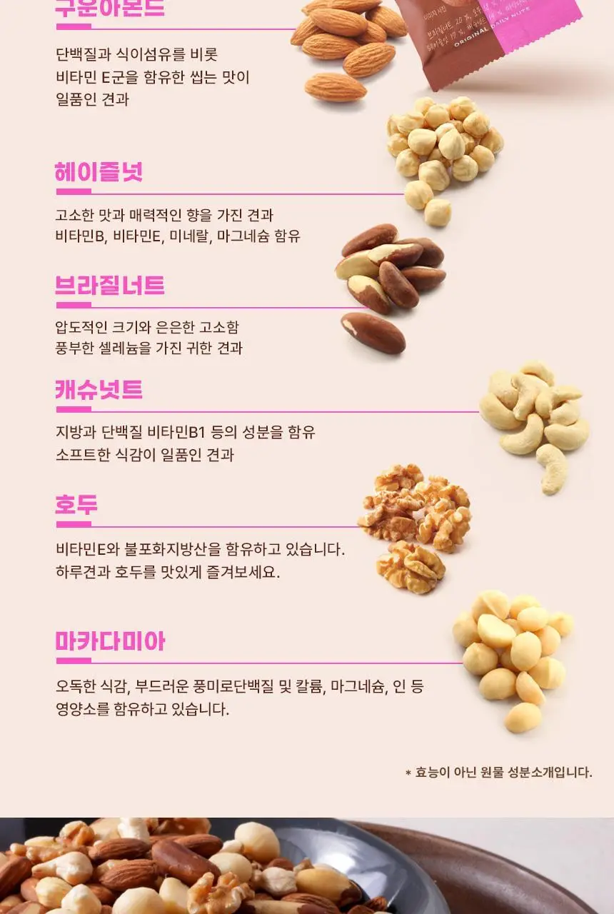 하루견과 견과담은 하루견과 20g 상세페이지 4