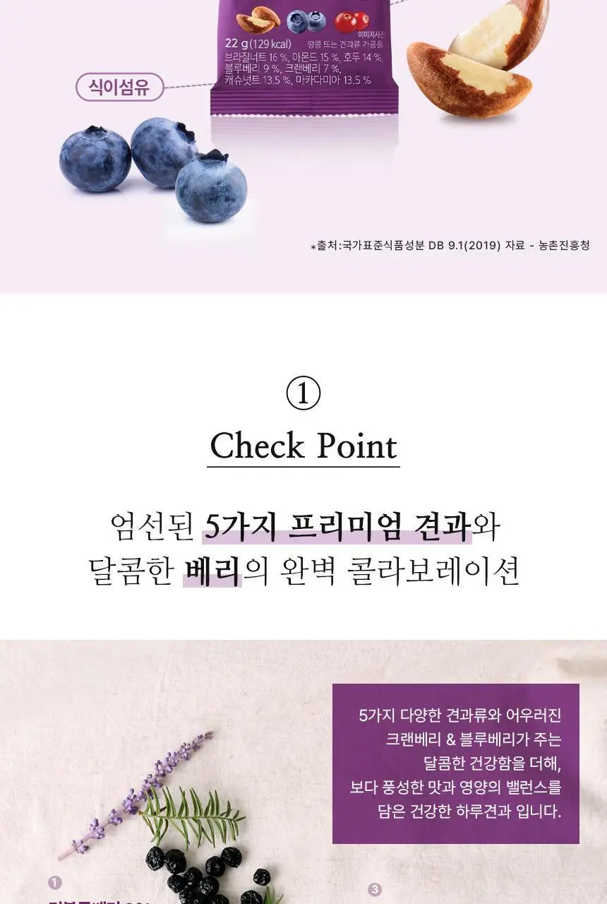 하루견과 시그니처 22g 베리스 상세페이지 3