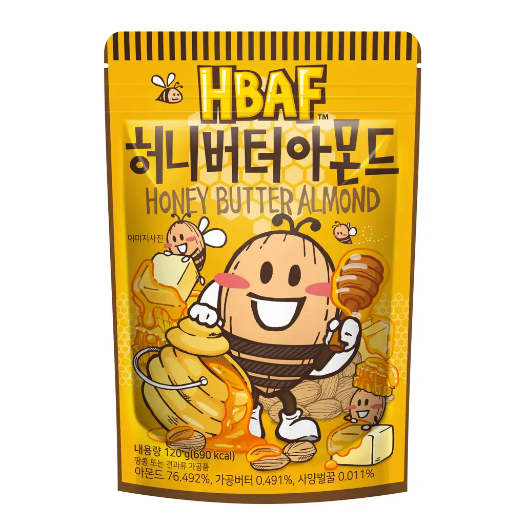 HBAF 허니버터아몬드 120g