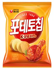 농심 포테토칩 K-양념치킨맛 50g