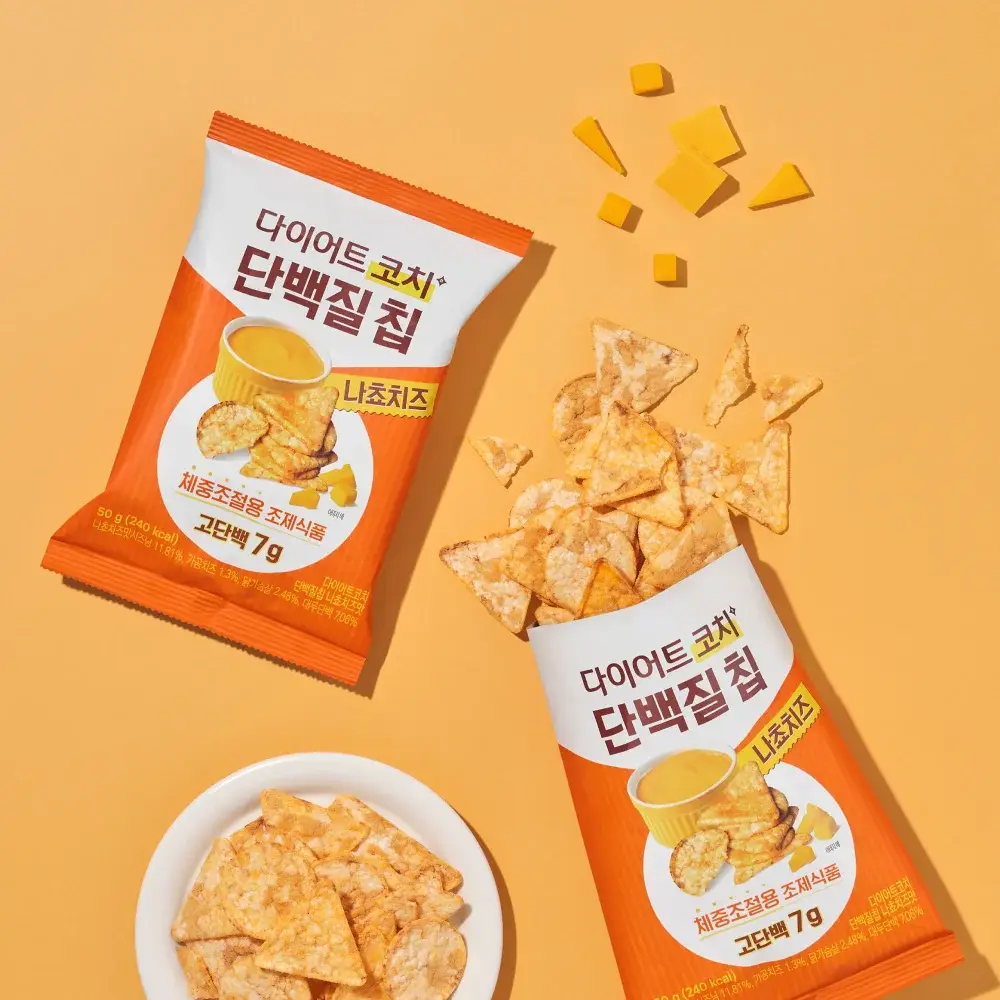 다이어트코치 단백질칩 나쵸치즈 50g