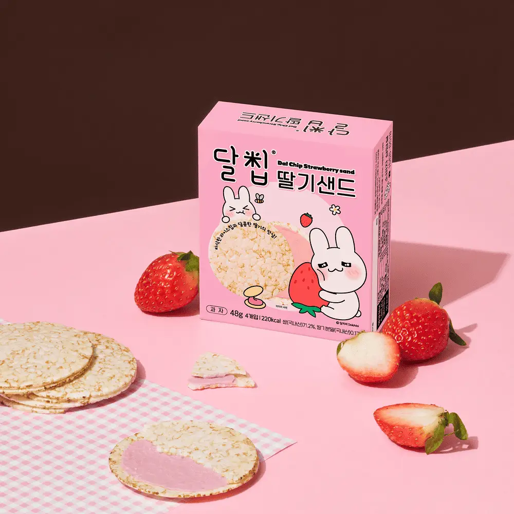 달칩 딸기샌드 4개입 48g