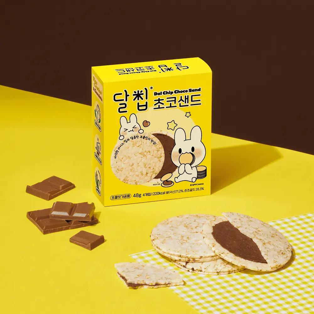 달칩 초코샌드 4개입 48g