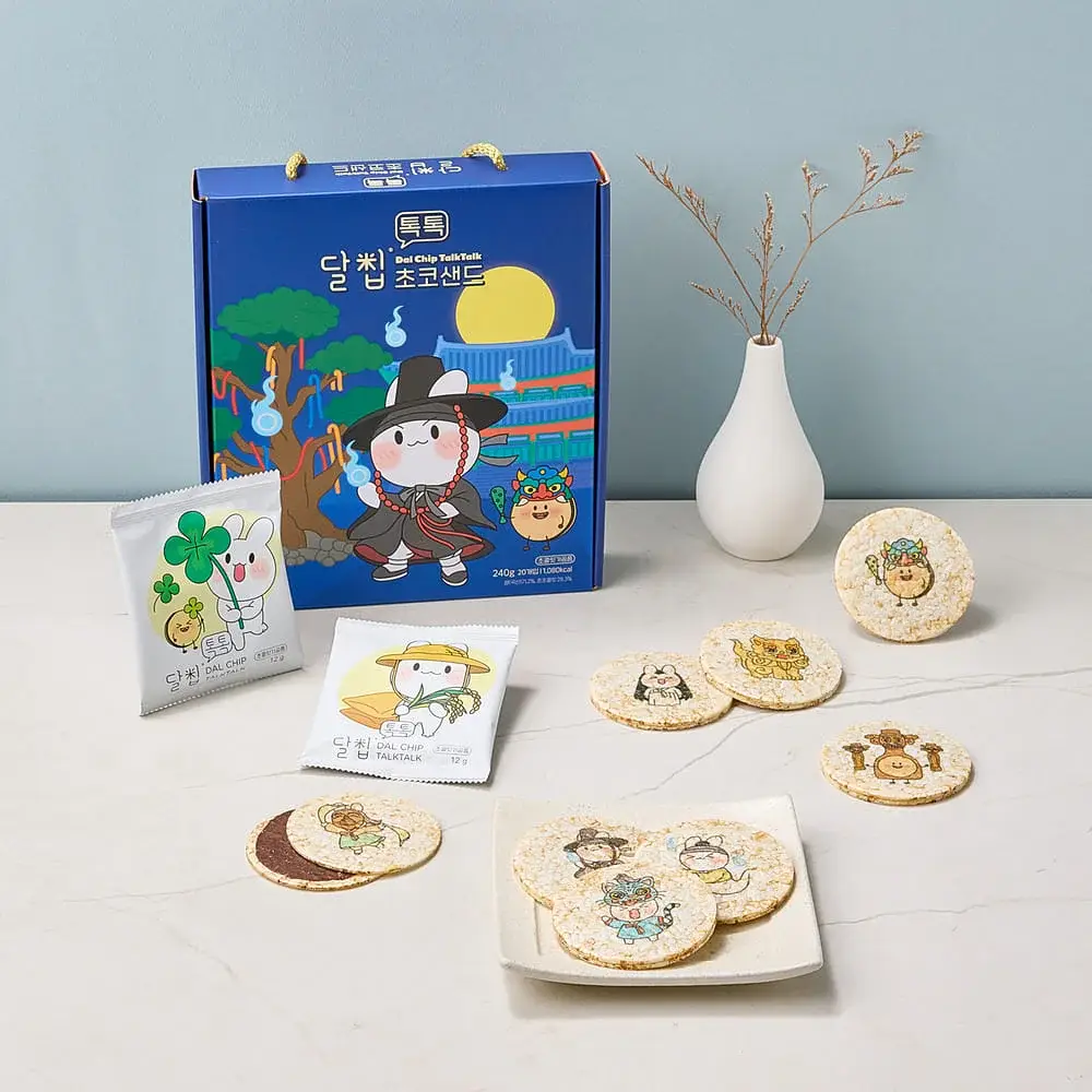 달칩 톡톡 선물세트 달빛야행 에디션 240g