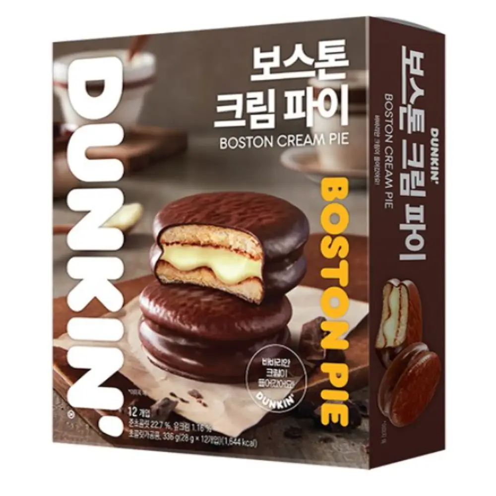 던킨 보스톤 크림 파이 (12개입) 336g